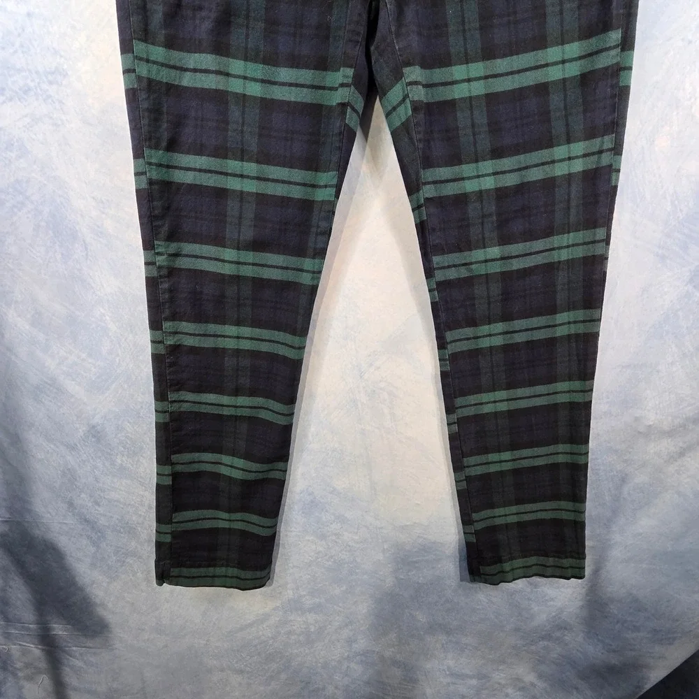 Polo Ralph Lauren Men Green Navy Black Watch Plaid Stretch Straight Chino Pants